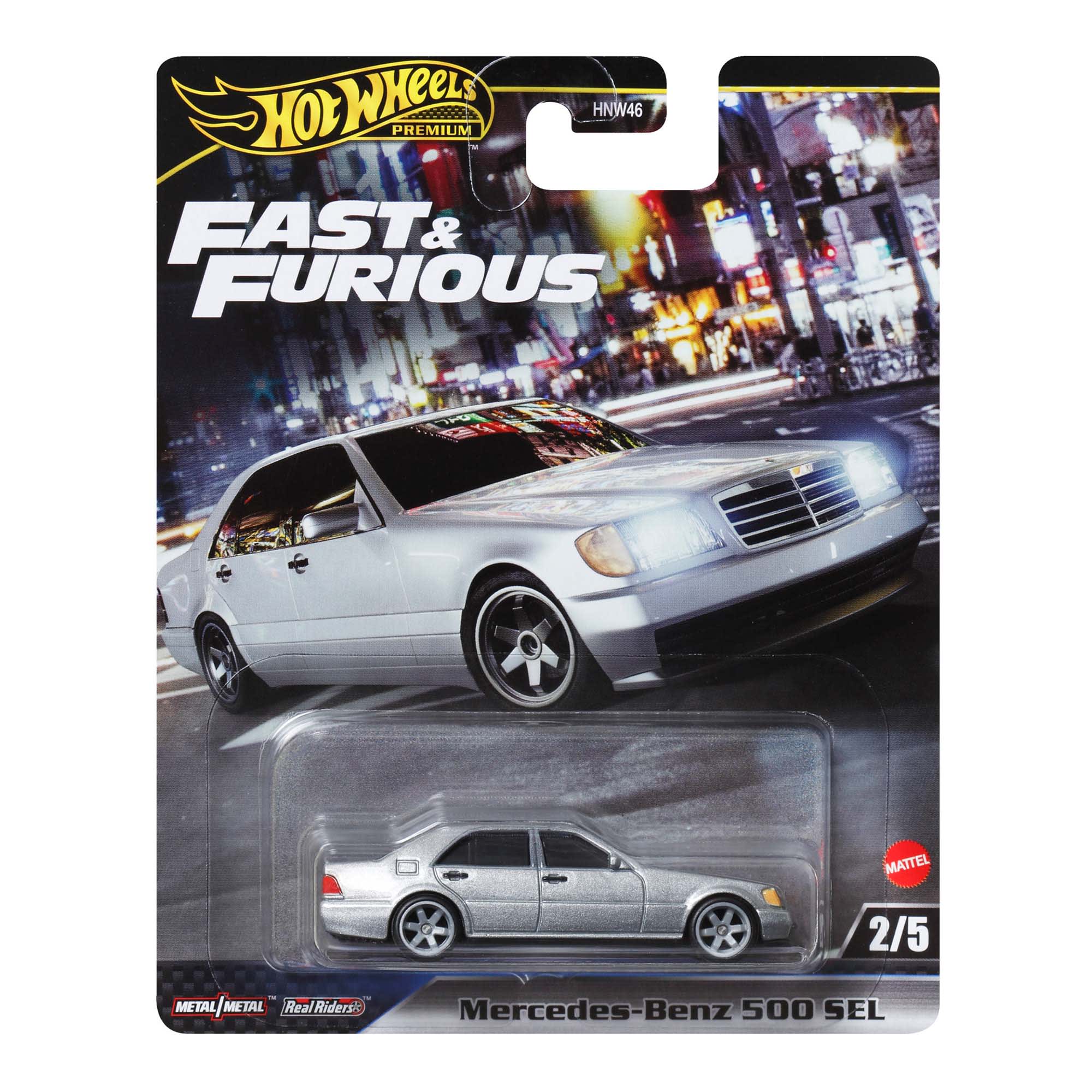 Mattel - Hot Wheels Premium Fast & Furious Tokyo Drift Mercedes Benz 500 SEL 2/5