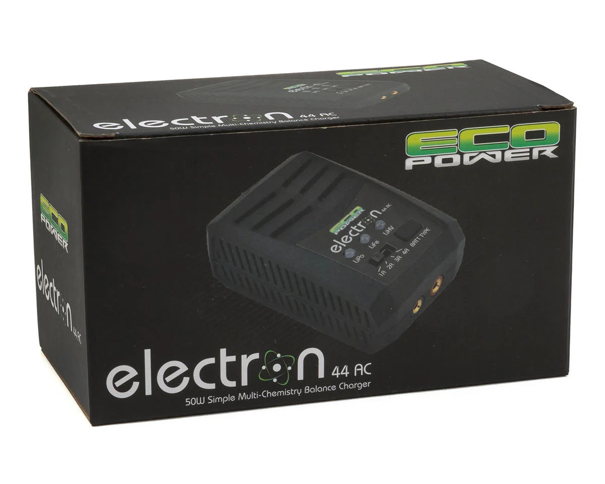 EcoPower - "Electron 44 AC" LiHV/LiPo/LiFe Battery Charger (2-4S/4A/50W)