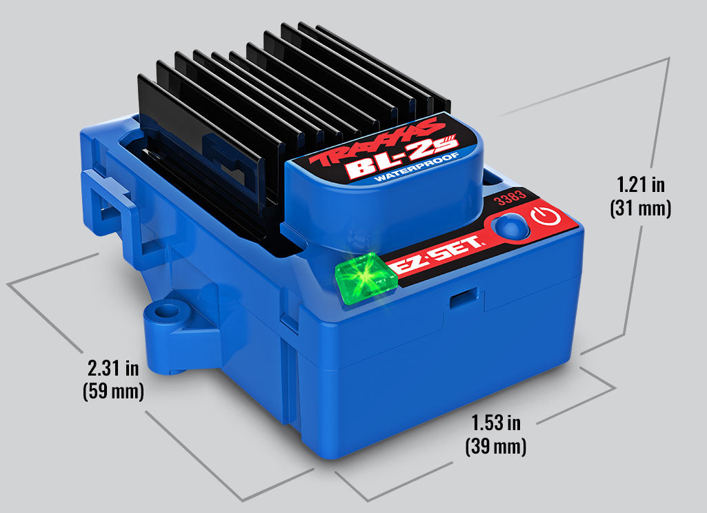 Traxxas - Mini Maxx® Brushless 1/16 4WD RTR Monster Truck w/TQ™ 2.4Ghz Radio, Battery & Charger, Negra