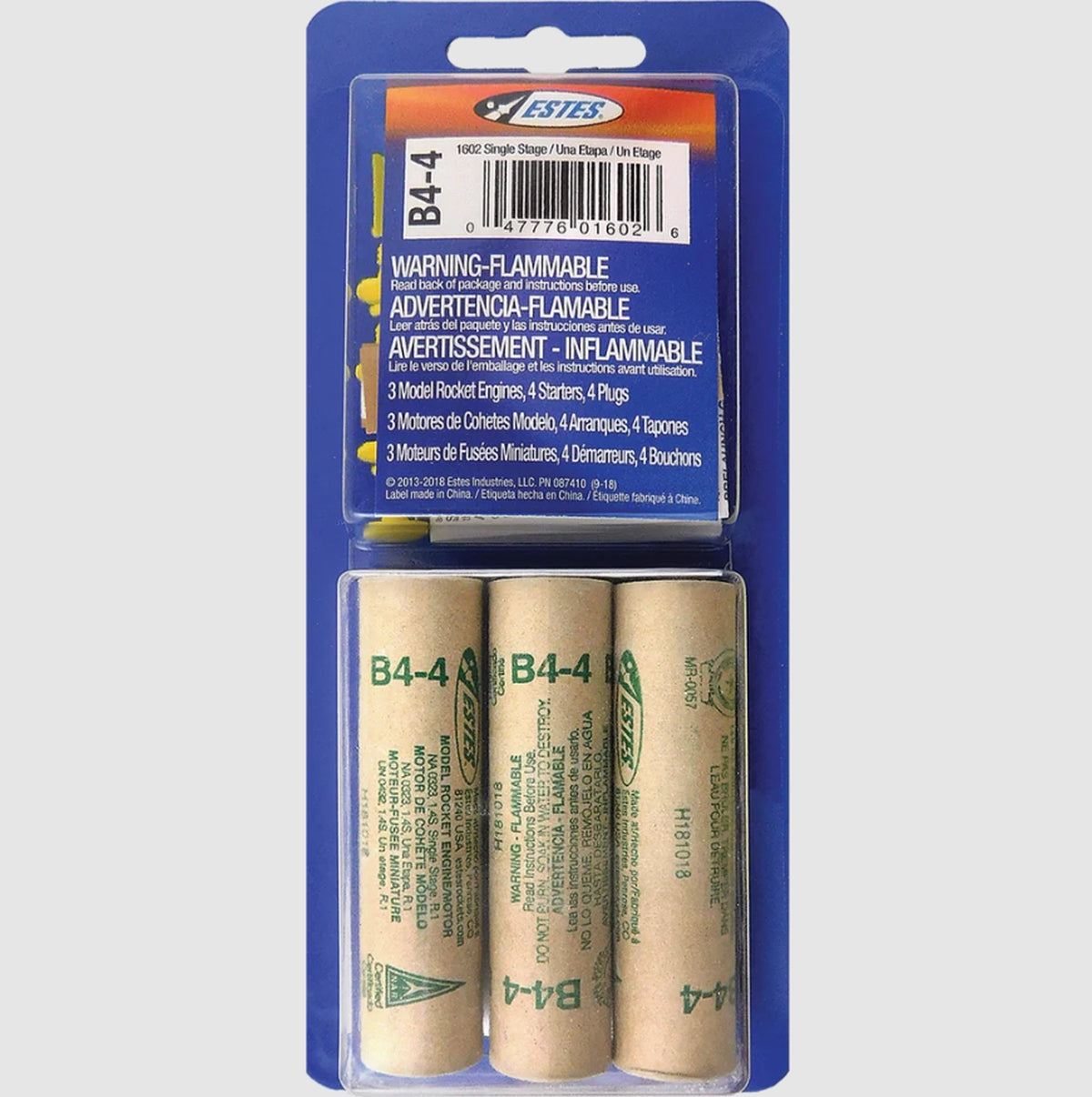 Estes - B4-4 Model Rocket Engines (3pk)
