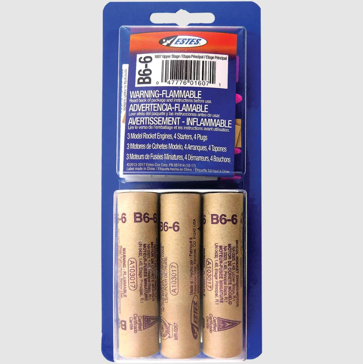 Estes - B6-6 Model Rocket Engines (3pk)