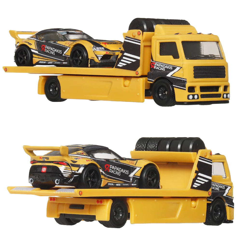 Mattel - Hot Wheels 2025 Team Transport '20 Toyota GR Supra & Fleet Street JHX87 #86