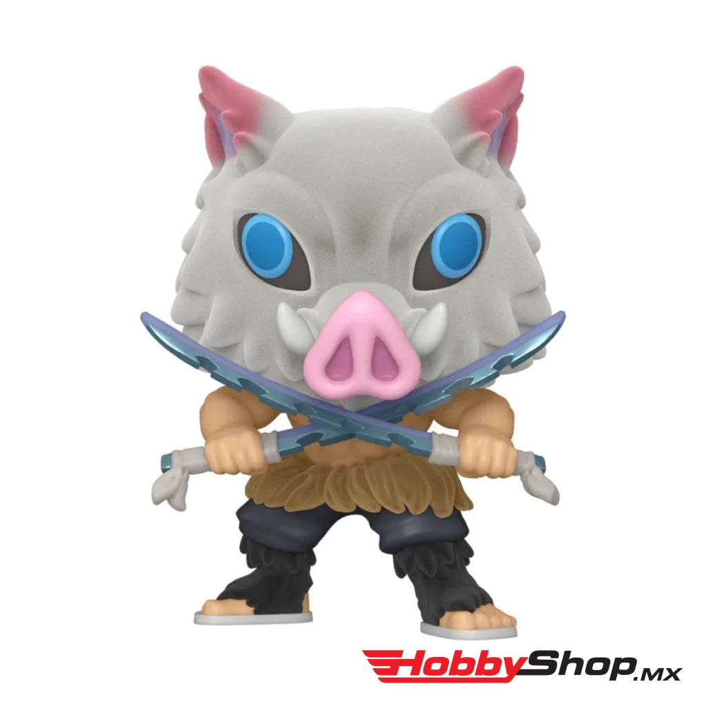 Funko Pop Animation: Demon Slayer - Inosuke Flocked Exclusivo #870 En Existencia