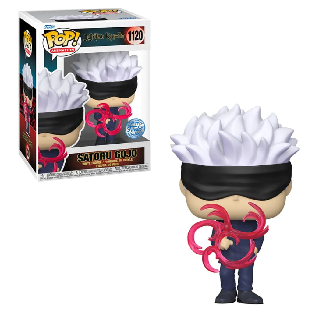 Funko Pop Animation: Jujutsu Kaisen - Satoru Gojo Resplandor Rojo Exclusivo #1120 En Existencia