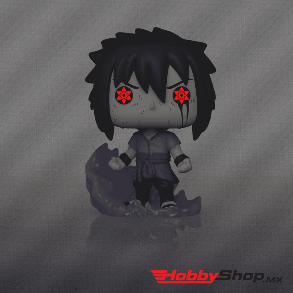 Funko Pop Animation: Naruto Shippuden - Sasuke Uchiha Con Amaterasu Glow Exclusivo Funko Shop #1436