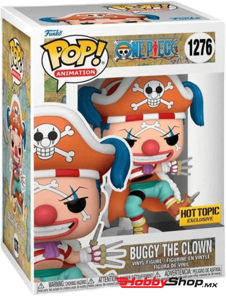 Funko Pop Animation: One Piece - Buggy El Payaso Exclusivo #1276 En Existencia