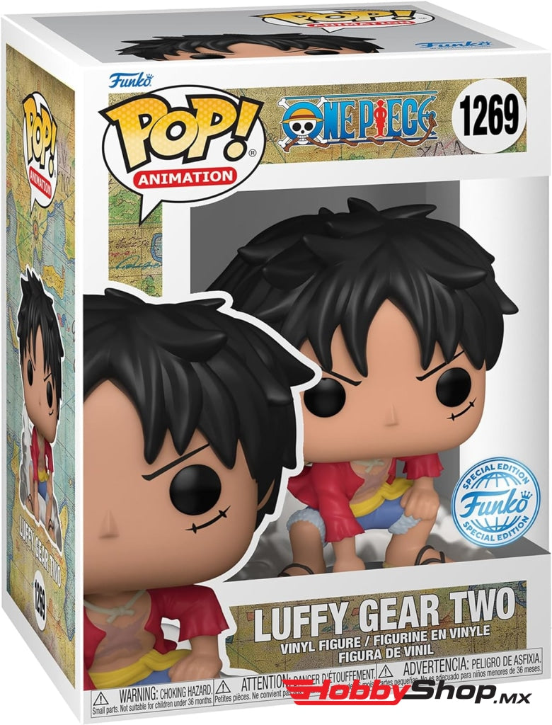 Funko Pop Animation: One Piece - Luffy Gear Two Exclusivo #1269 En Existencia