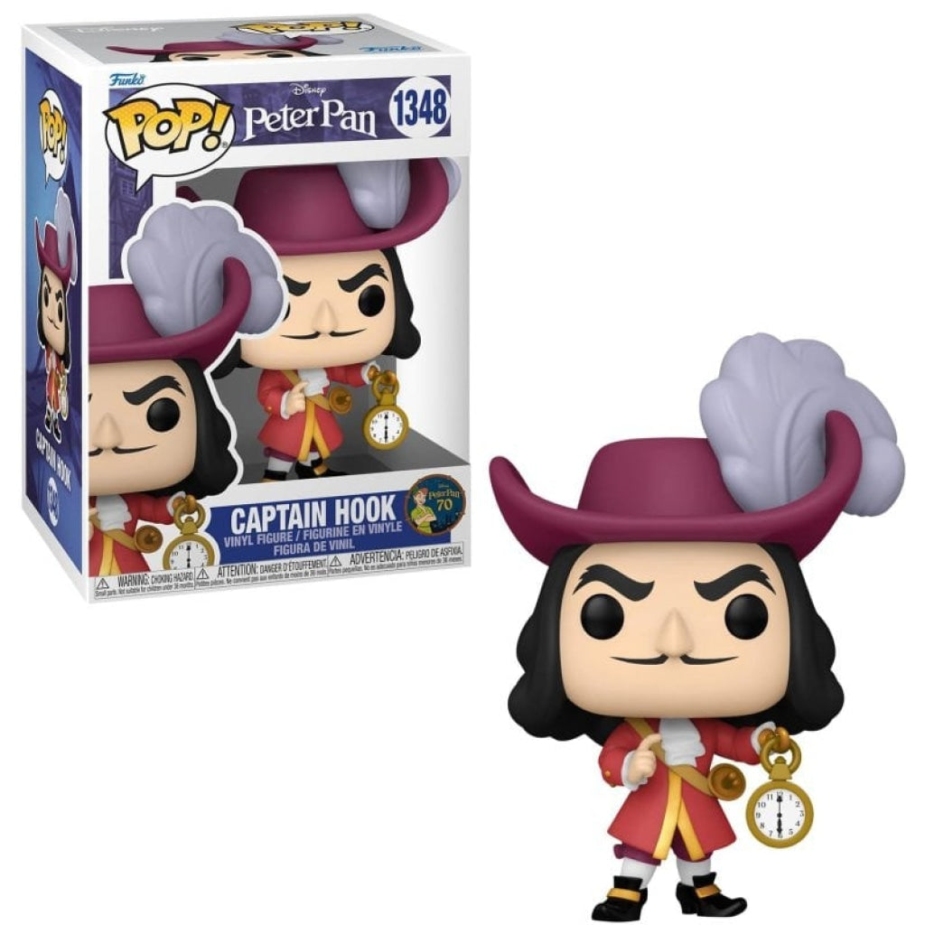 Funko Pop Pop Disney: Peter Pan 70 Aniversario - Capitan Garfio #1348 En Existencia