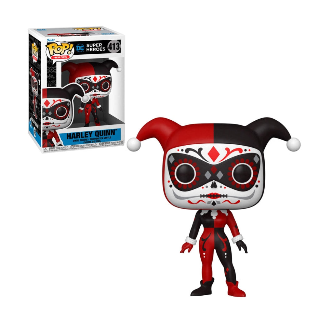 Funko Pop Heroes: Dc Comics - Harley Quinn Dia De Muertos #413 En Existencia