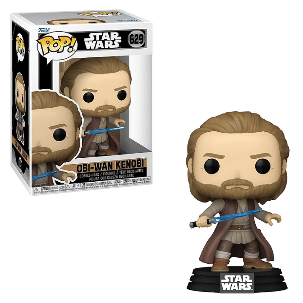 Funko Pop Star Wars: Obi Wan Kenobi - Pose Batalla #629 En Existencia