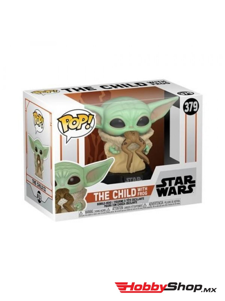 Funko Pop Star Wars: The Mandalorian - Child With Frog En Existencia