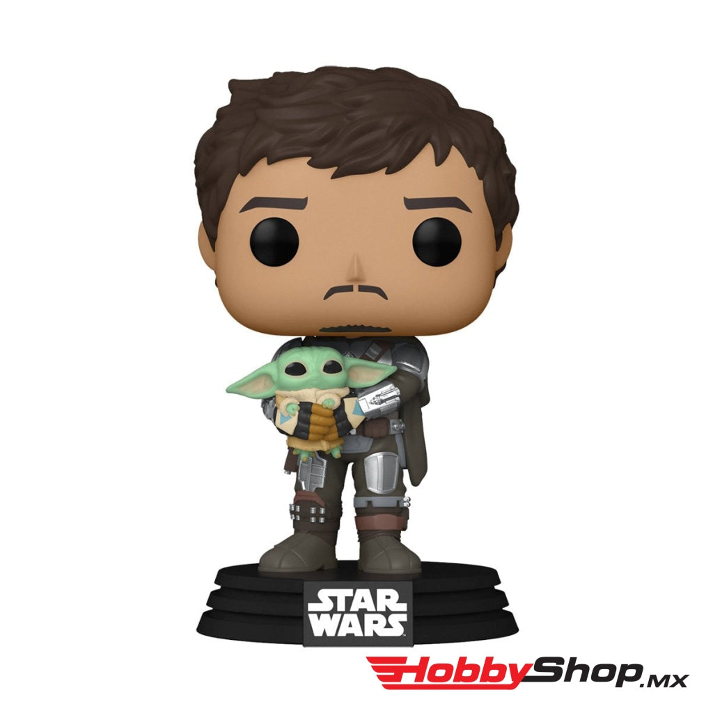 Funko Pop Star Wars: The Mandalorian - Mando Con Baby Yoda #461 En Existencia