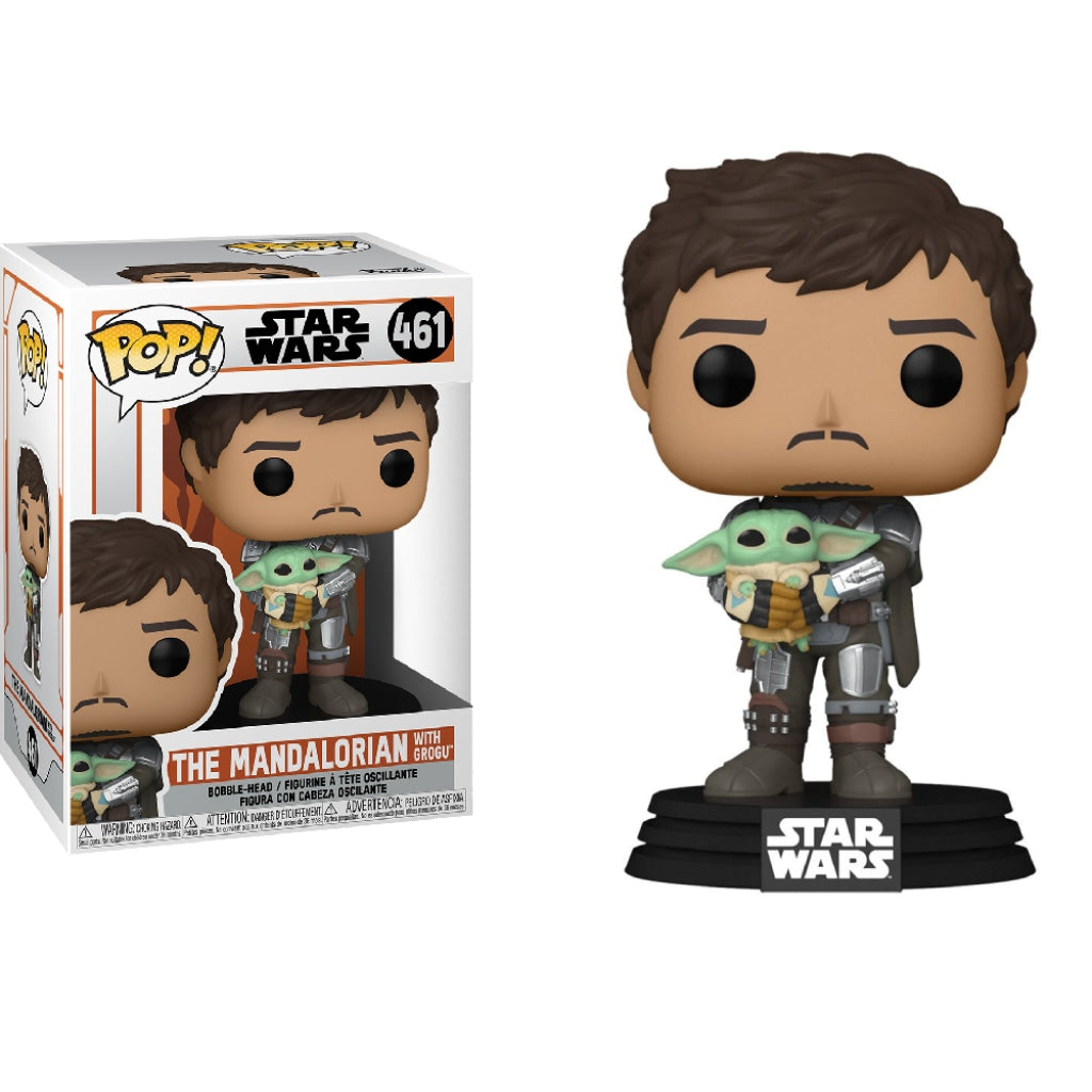 Funko Pop Star Wars: The Mandalorian - Mando Con Baby Yoda #461 En Existencia