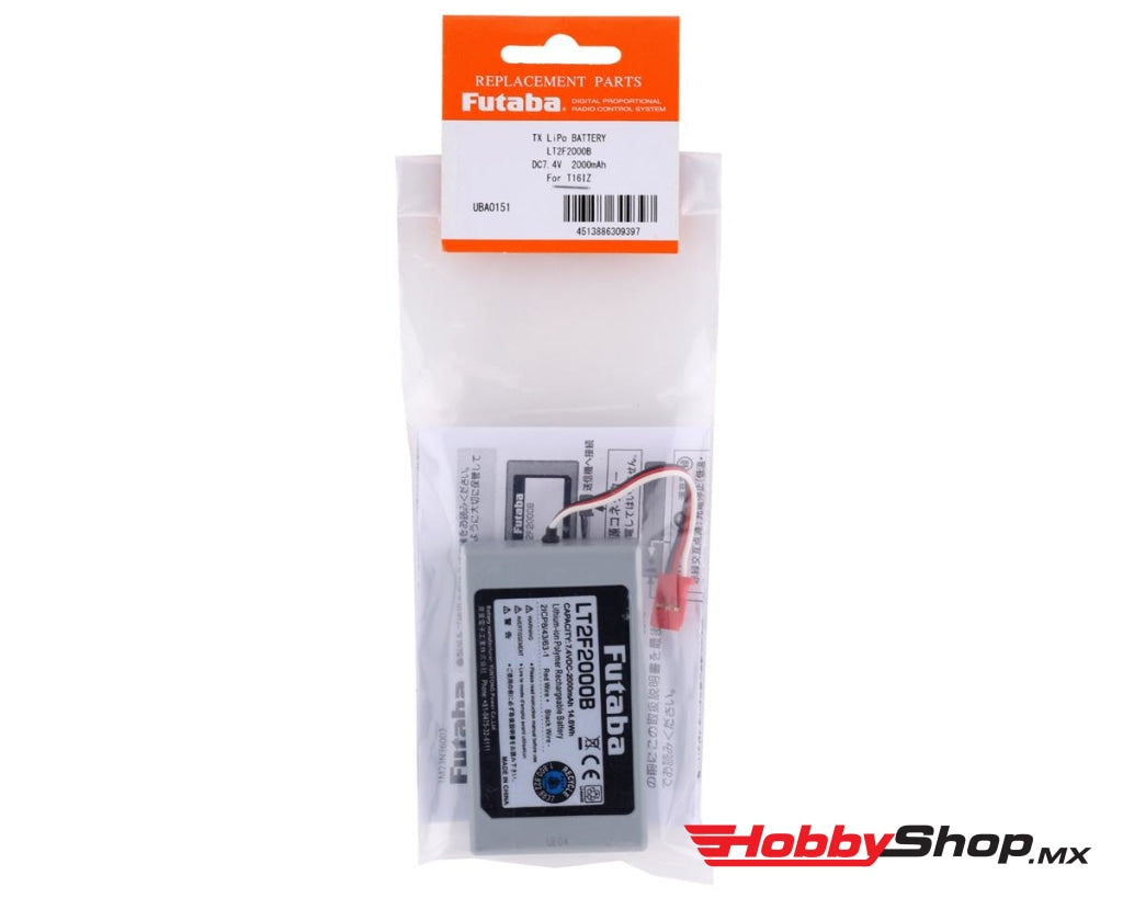 Futaba - 16Iz 2S Lipo Transmitter Battery (7.4V/2000Mah) En Existencia