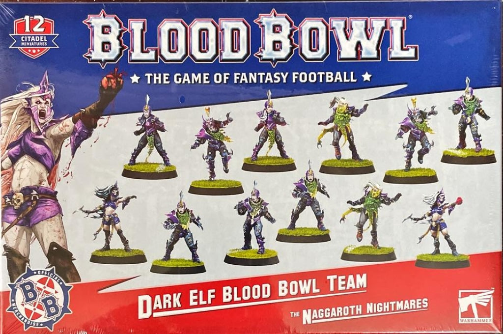 Games Workshop - Blood Bowl: Dark Elf Bowl Team: Naggaroth Nightmares En Existencia