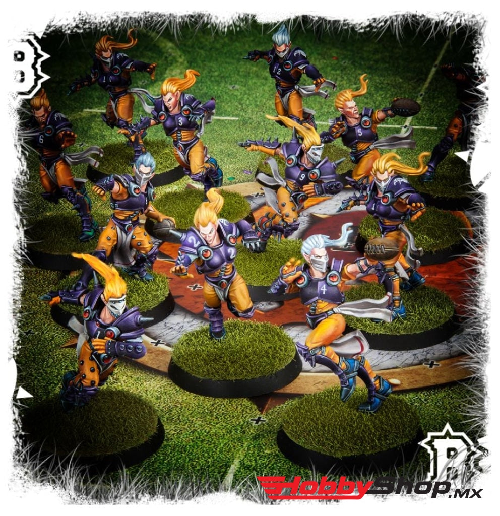 Games Workshop - Blood Bowl: Elven Union Bowl Team: Elfheim Eagles En Existencia