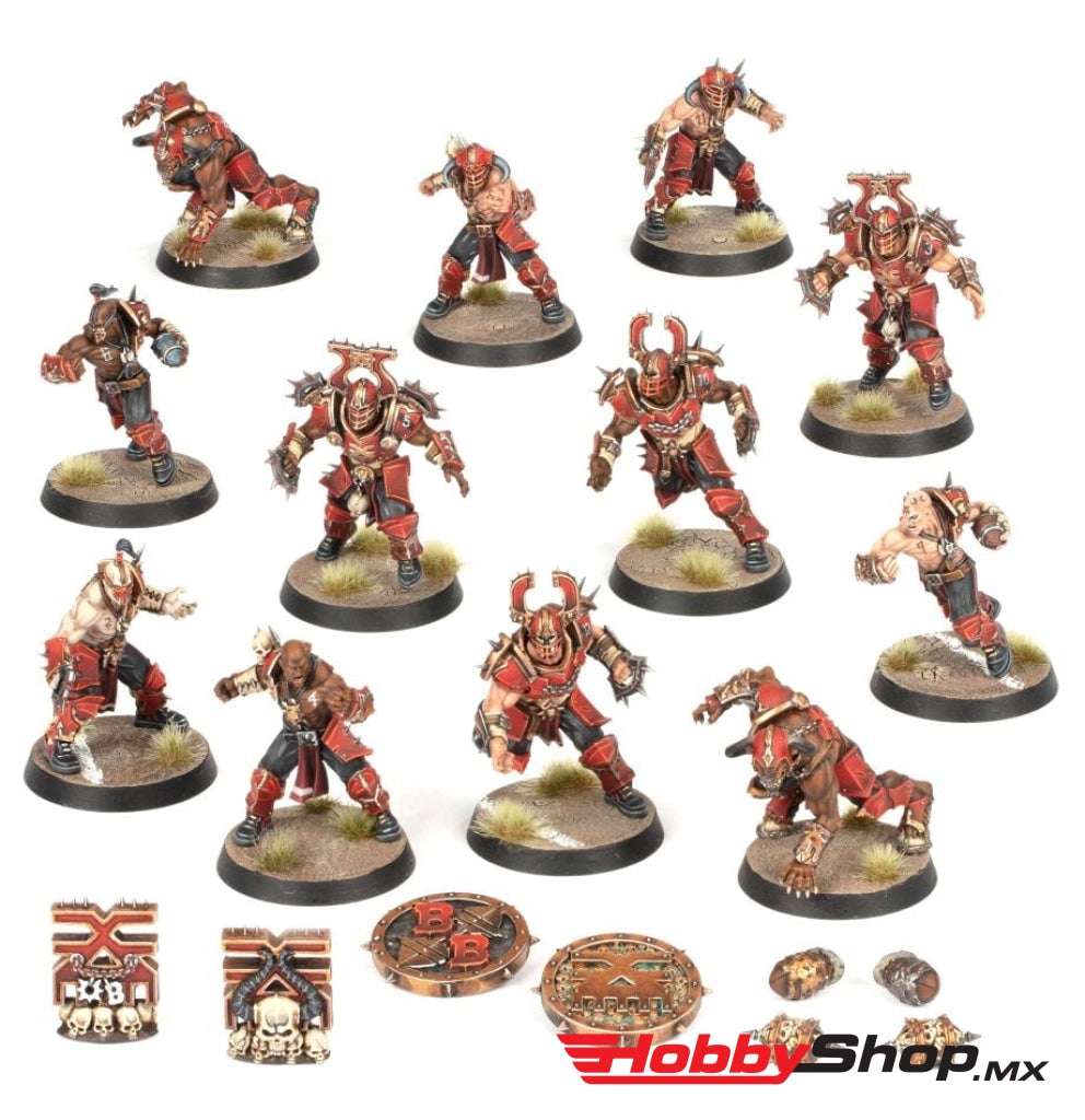 Games Workshop - Blood Bowl: Khorne Bowl Team: Skull-Tribe Slaughterers En Existencia