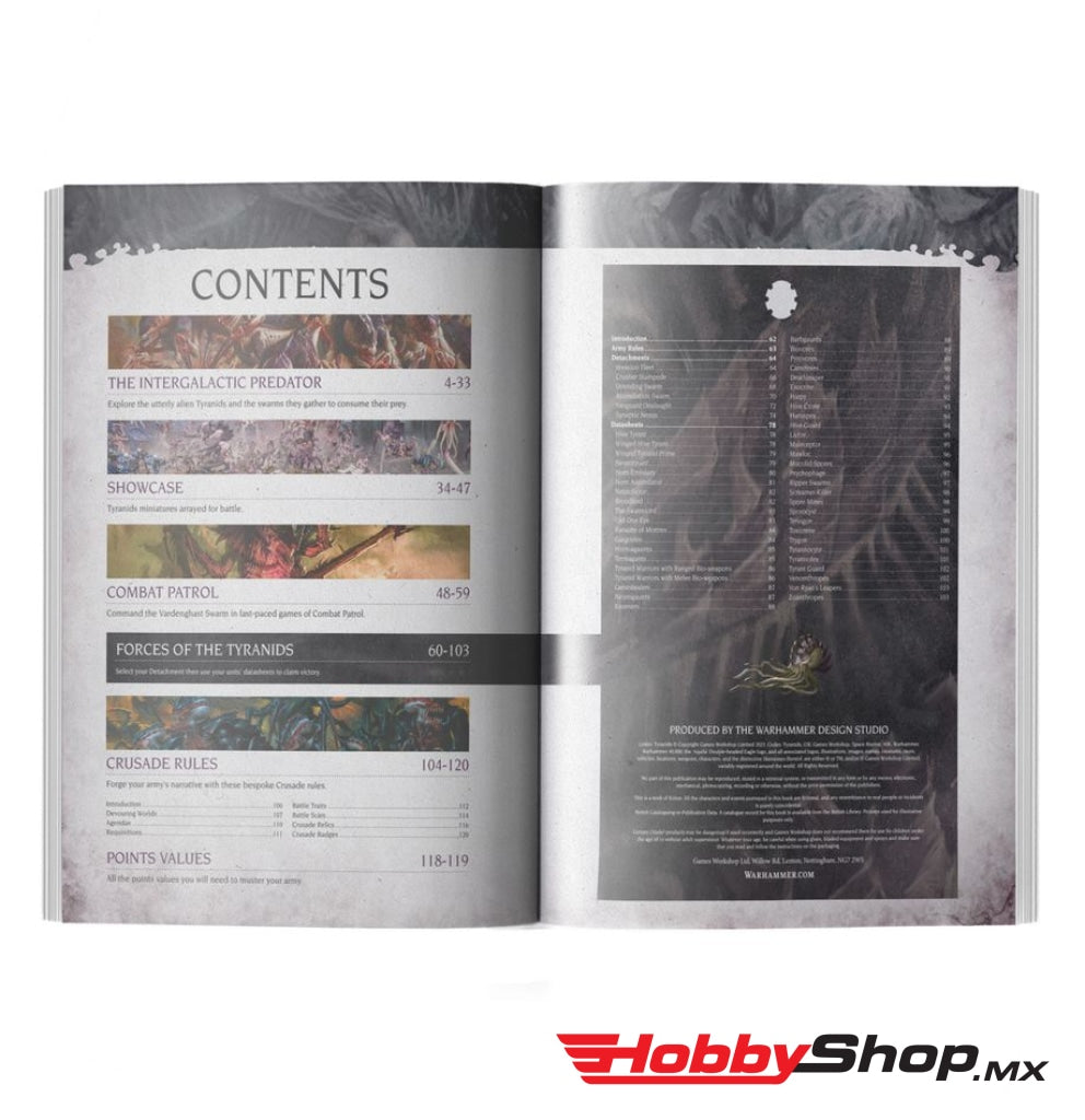 Games Workshop - Codex Tyranids (Inglés) En Existencia