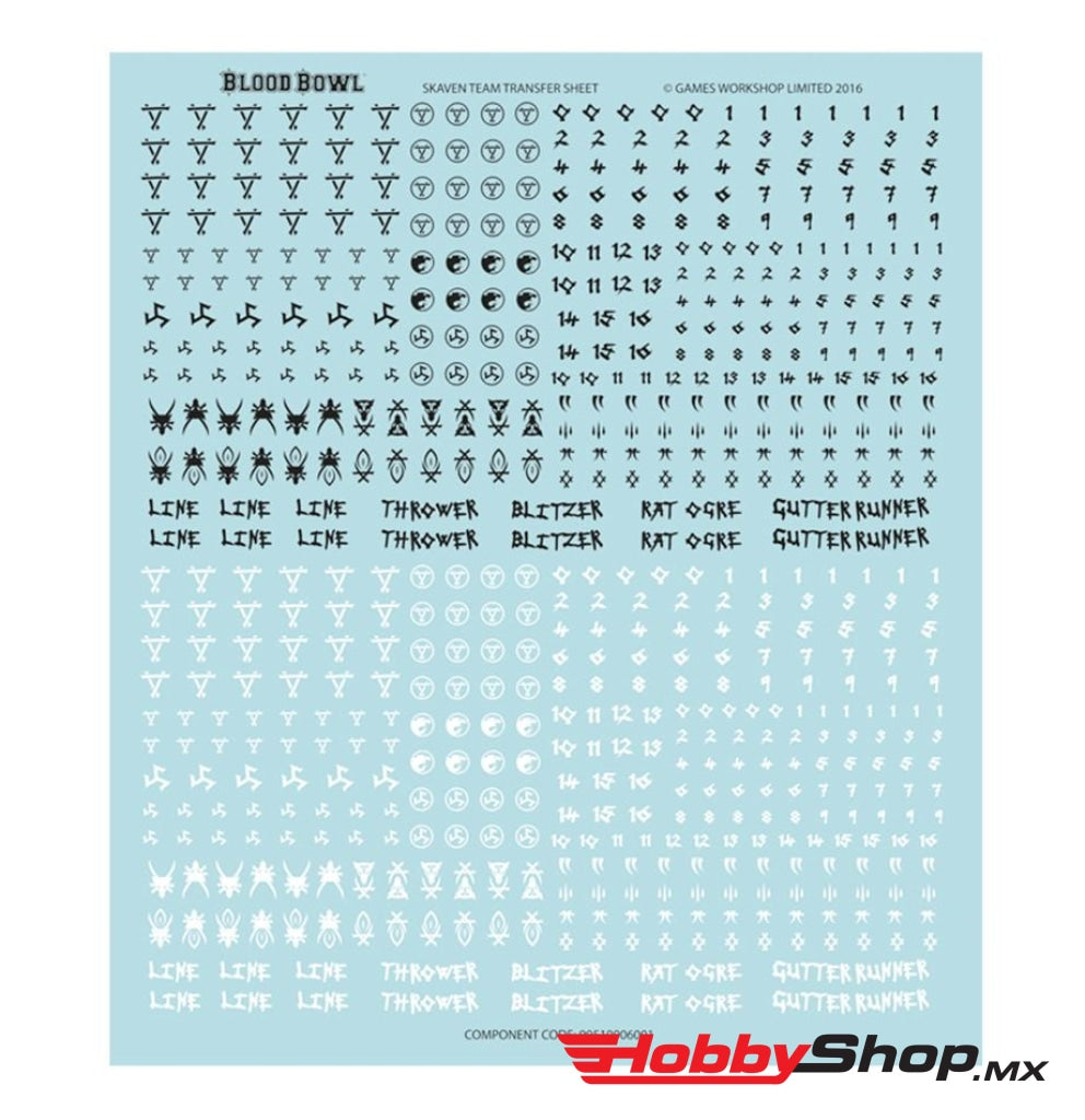 Games Workshop - Skaven Blood Bowl Team: Skavenblight Scramblers En Existencia