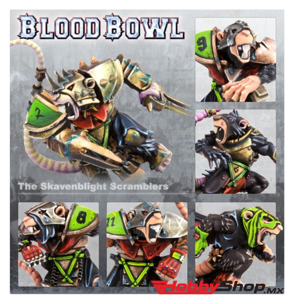 Games Workshop - Skaven Blood Bowl Team: Skavenblight Scramblers En Existencia