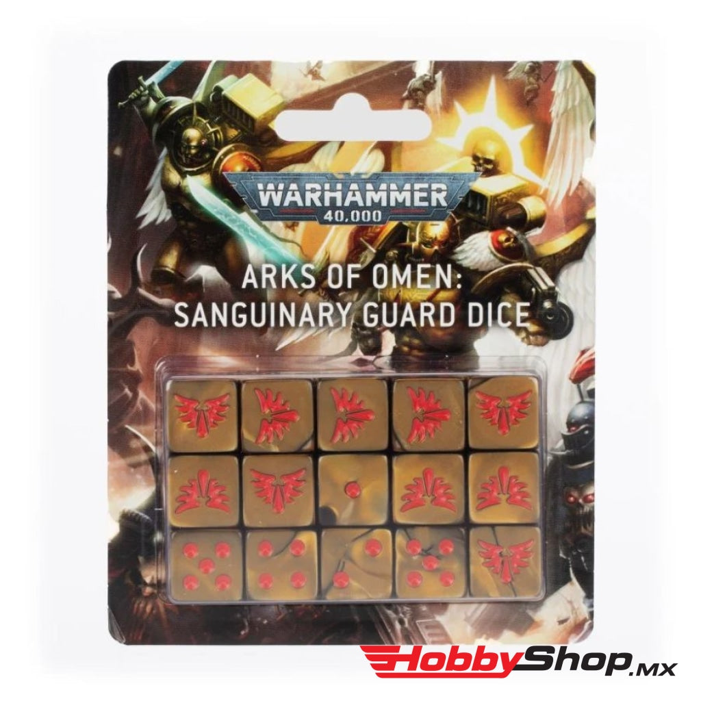 Games Workshop - Warhammer 40 000: Arks Of Omen Sanguinary Guard Dice En Existencia