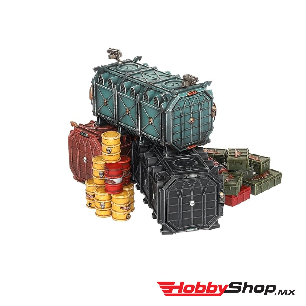 Games Workshop - Warhammer 40 000: Battlezone Manufactorum Munitorum Armoured Containers En