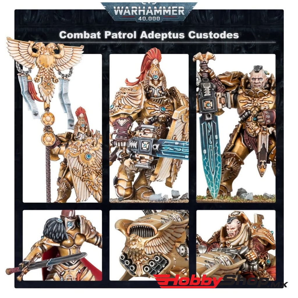 Games Workshop - Warhammer 40 000: Combat Patrol Adeptus Custodes En Existencia