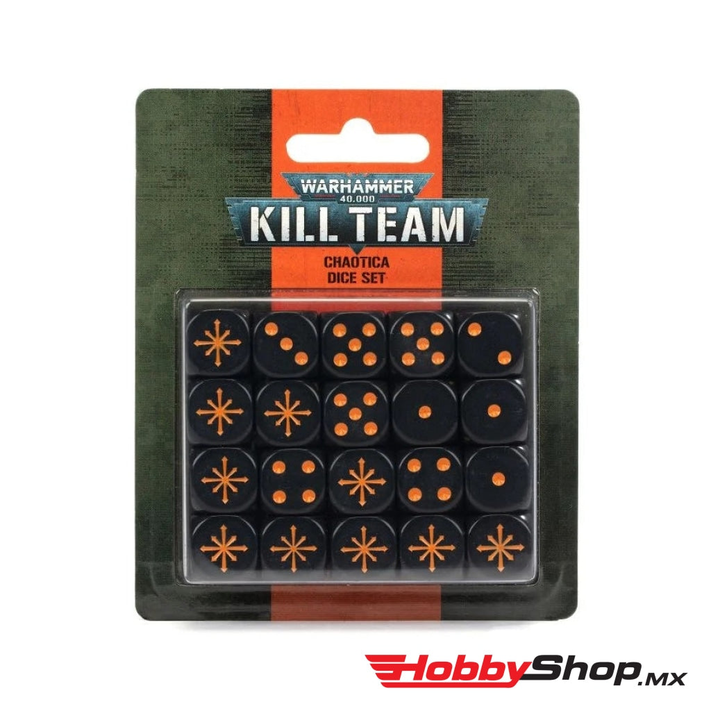 Games Workshop - Warhammer 40 000: Kill Team: Chaotica Dice Set En Existencia