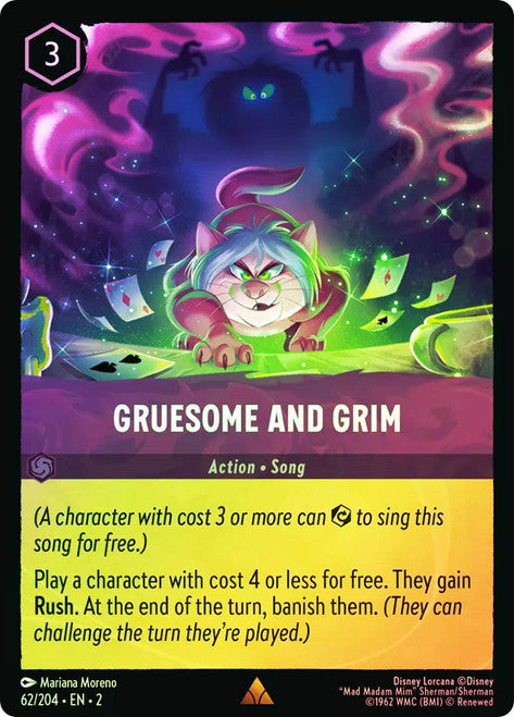 Carta Bruno Madrigal - Undetected Uncle,Set Ursula´s Return, Número de Tarjeta 39 , Color Amethyst, Rarity Super Rare