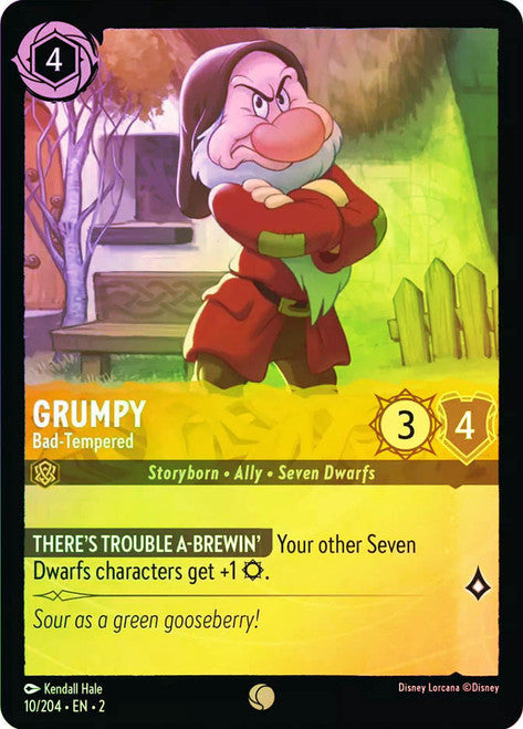 Carta The Sorcerer's Hat,Set Into the Inklands, Número de Tarjeta 210 , Color Amethyst, Rarity Enchanted