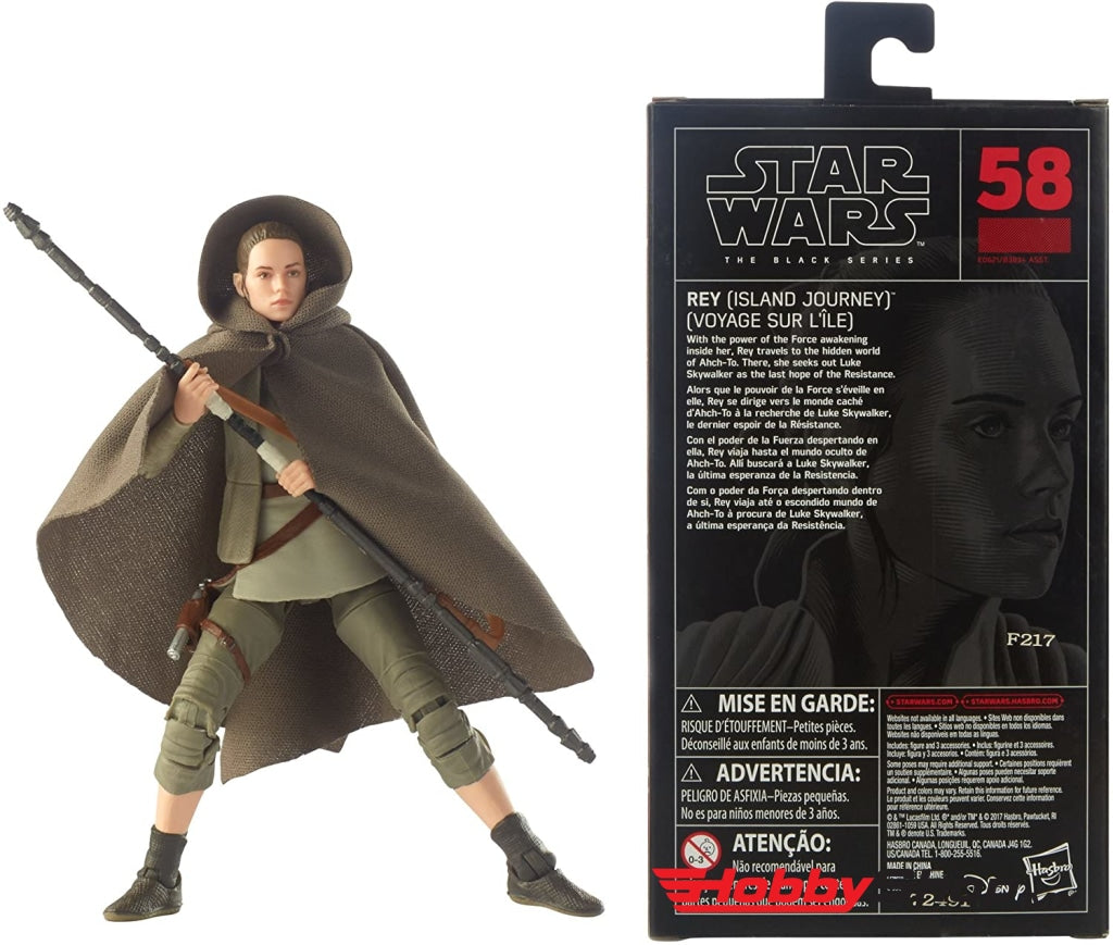 Hasbro - Star Wars The Black Series Rey Island Journey #58 En Existencia