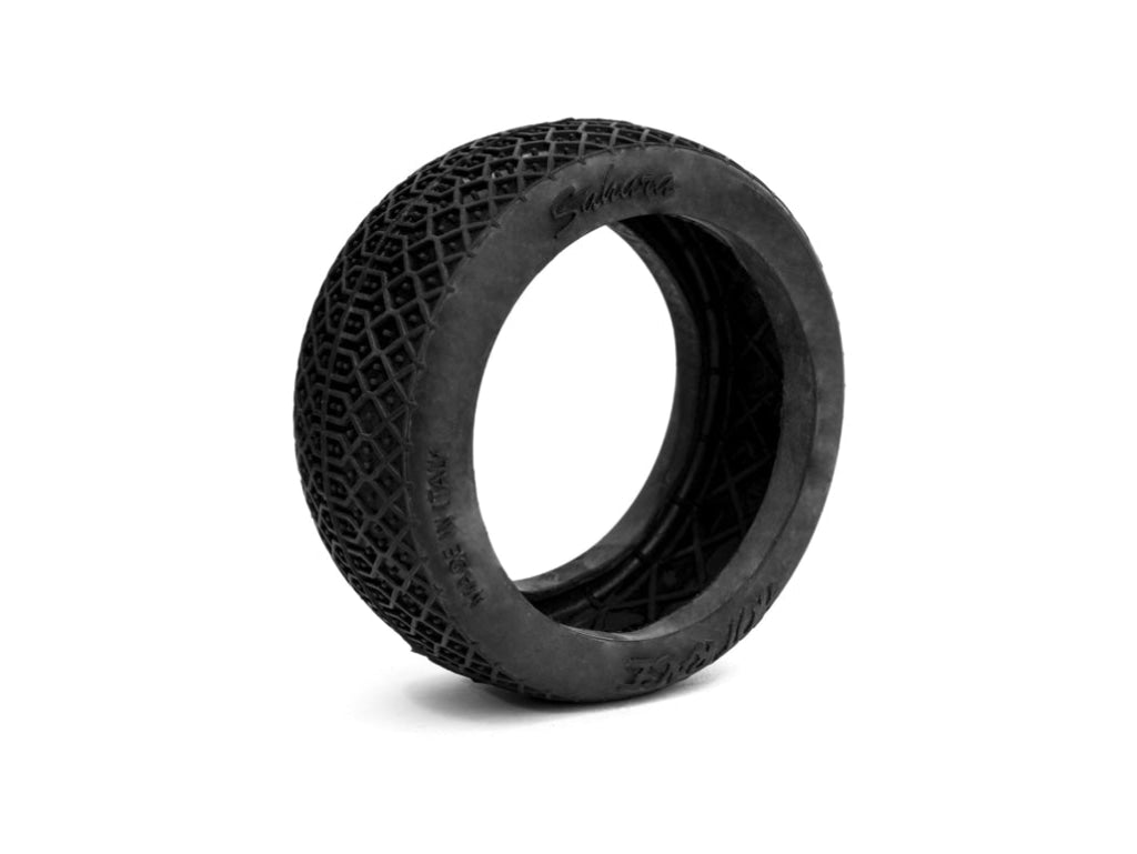 Hot Race 1:8 Pair Of Buggy Tires Sahara (Medium) Sin Rin En Existencia