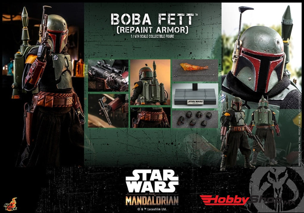 Hot Toys - 1/6 Television Masterpiece Fully Poseable Figure: The Mandalorian Boba Fett (Repaint