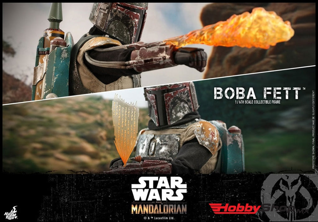 Hot Toys - 1/6 Television Masterpiece Scale Fully Poseable Figure: The Mandalorian Boba Fett En
