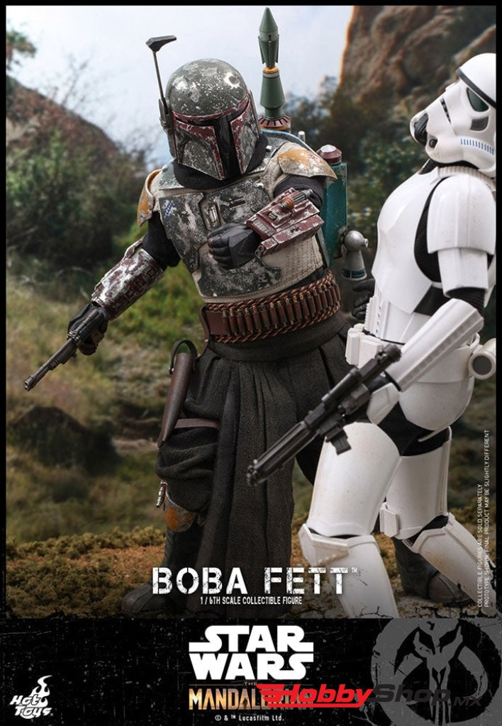 Hot Toys - 1/6 Television Masterpiece Scale Fully Poseable Figure: The Mandalorian Boba Fett En
