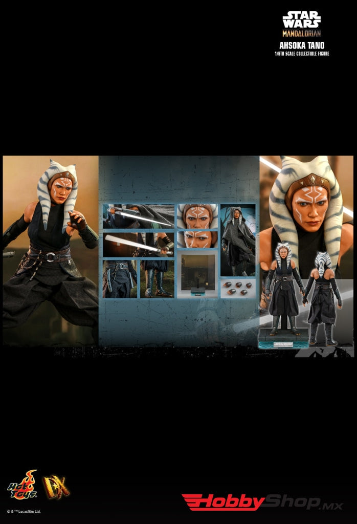 Hot Toys Dx Series - Star Wars The Mandalorian Ahsoka Tano Escala 1/6 En Existencia