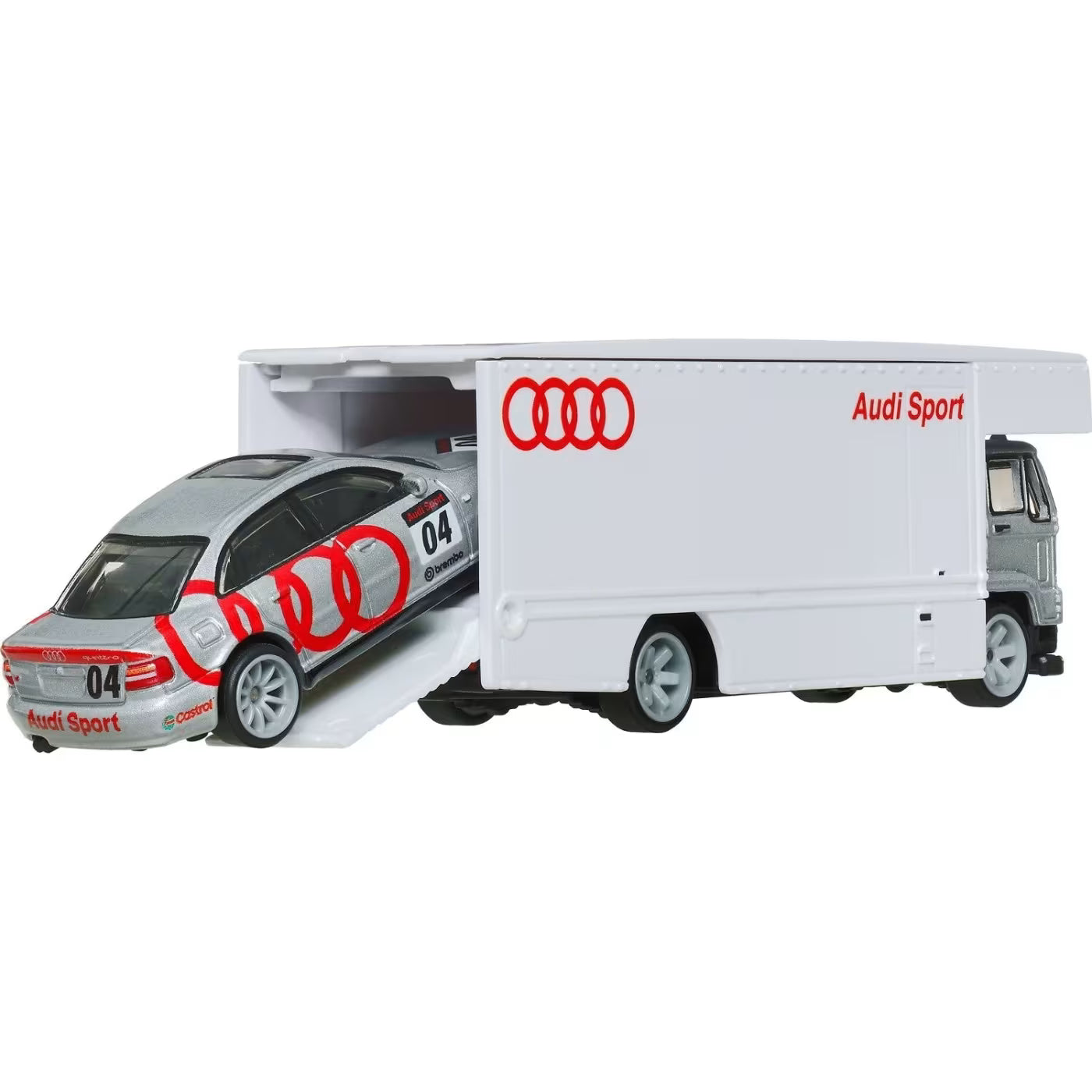Mattel - Hot Wheels 2025 Team Transport Case F Audi S4 quattro & Fleet Flyer #77