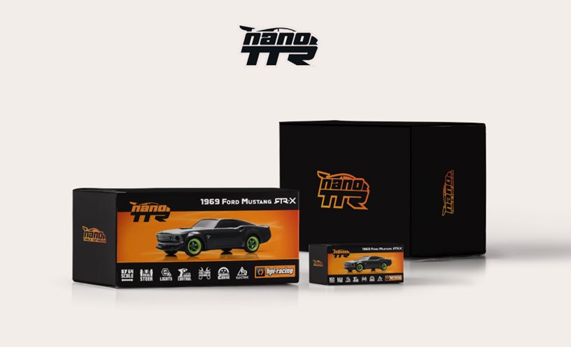 HPI Racing - Nano-TTR 1969 Ford Mustang RTR-X