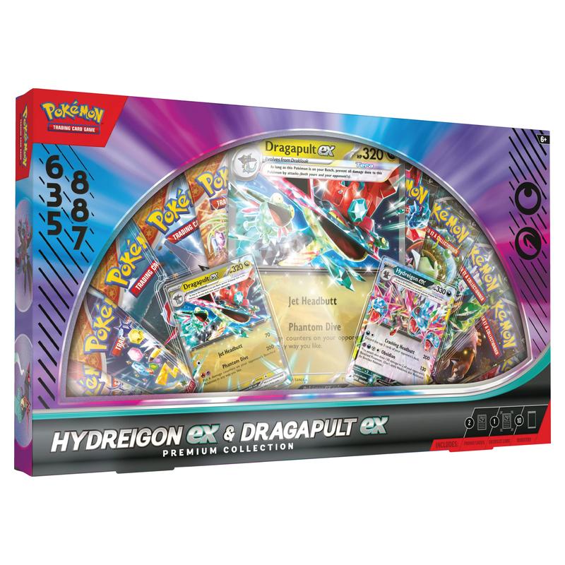 Pokemon TCG: Dragapult ex & Hydreigon ex Premium Collection (Ingles)