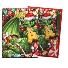 Christmass 2024 - Dragon Shield - Christmass 2024 - Brushed Art Sleeves - Standard Size