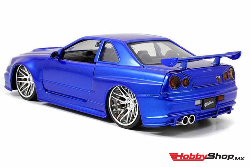 Jada Toys - Fast & Furious Brians Nissan Skyline Gt-R (Bnr34) Escala 1:24 En Existencia