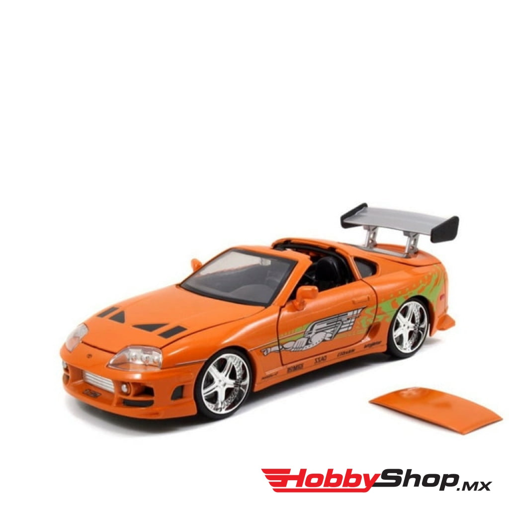 Jada Toys - Fast & Furious Brians Toyota Supra Escala 1:24 En Existencia