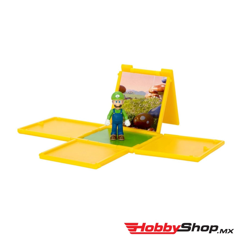 Jakks Pacific - Super Mario Bros Movie: Mini Figura Luigi En Existencia