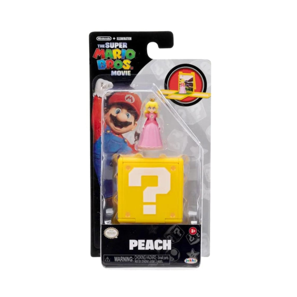 Jakks Pacific - Super Mario Bros Movie: Mini Figura Peach En Existencia