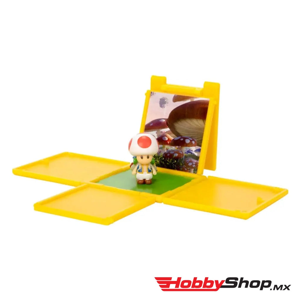 Jakks Pacific - Super Mario Bros Movie: Mini Figura Toad En Existencia