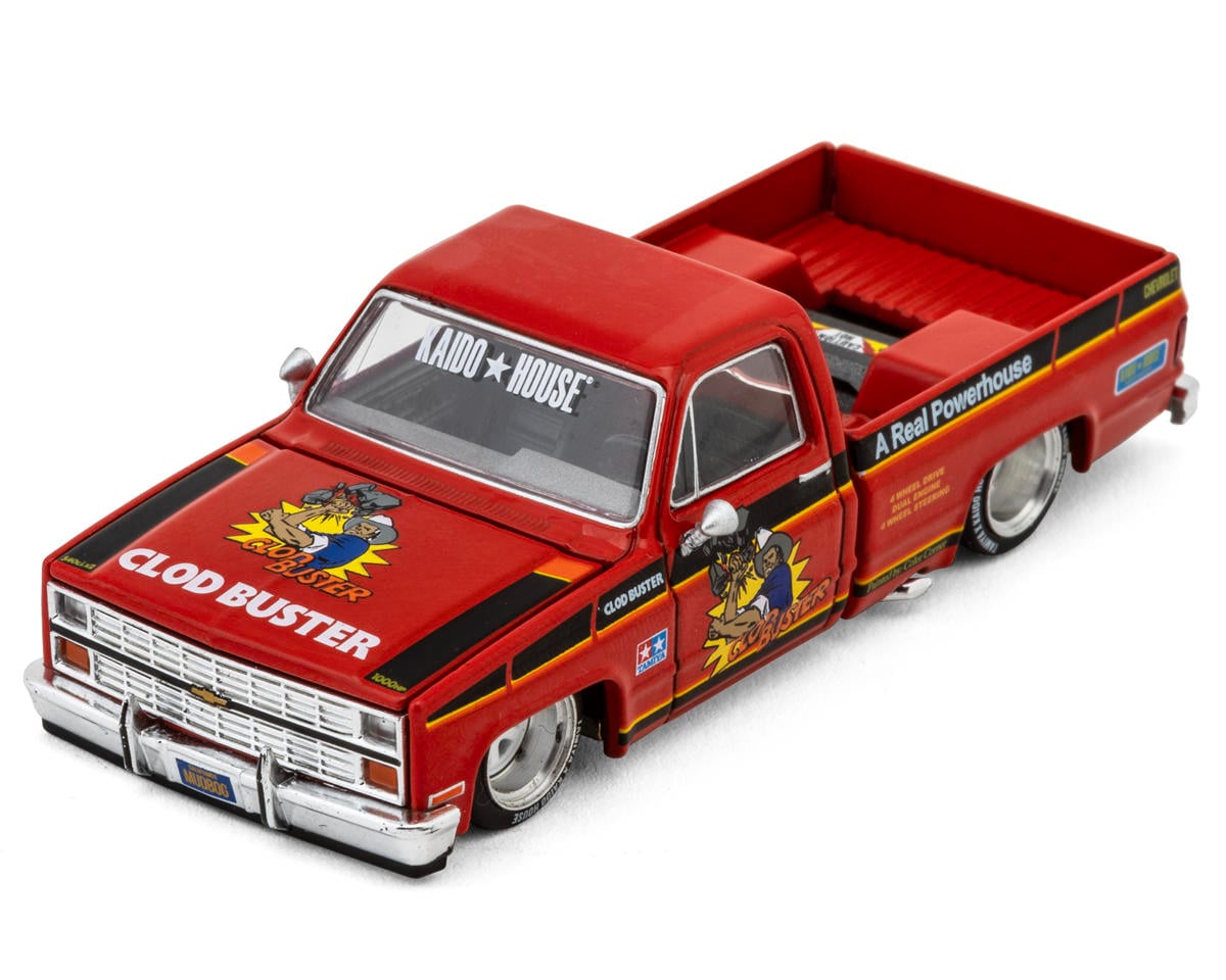 Tamiya - Kaido GT Chevrolet Silverado Tamiya X Kaido House "Clod Buster" Diecast Model (Limited Edition), escala 1:64