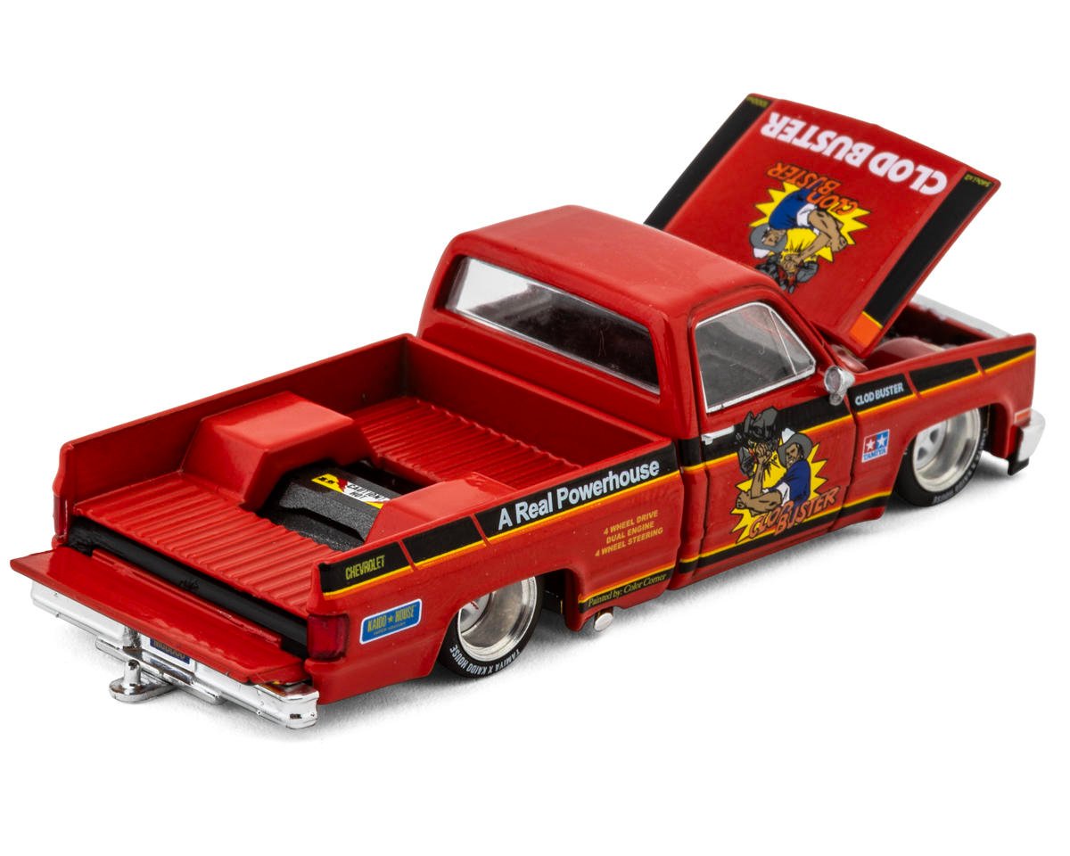 Tamiya - Kaido GT Chevrolet Silverado Tamiya X Kaido House "Clod Buster" Diecast Model (Limited Edition), escala 1:64