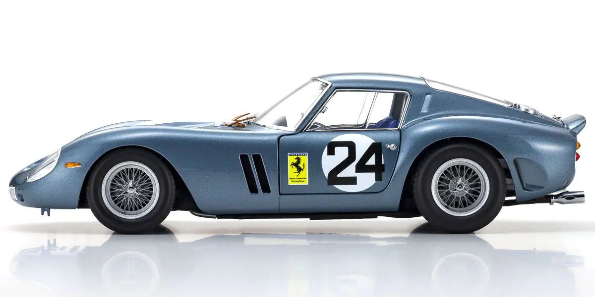 Kyosho - Original 1/18scale FERRARI 250GTO 1962 SEBRING #24(BLUE), escala 1:18
