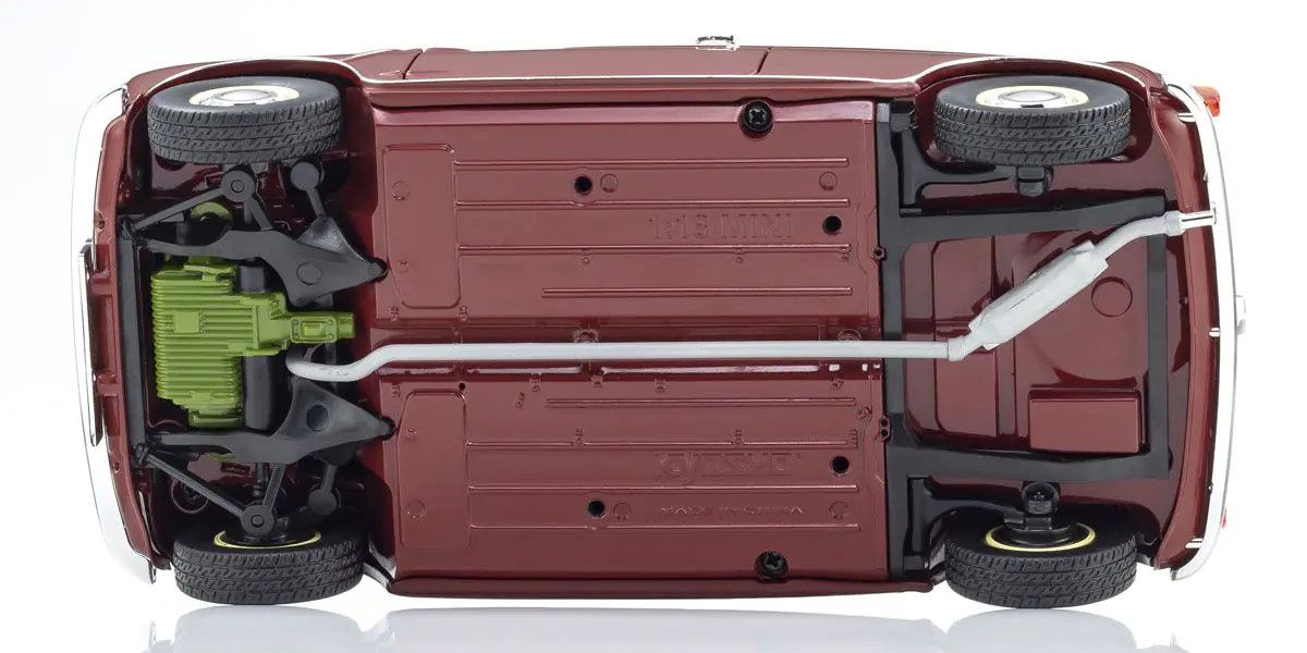 Kyosho - Original 1/18scale Morris Mini Minor (Cherry Red), escala 1:18