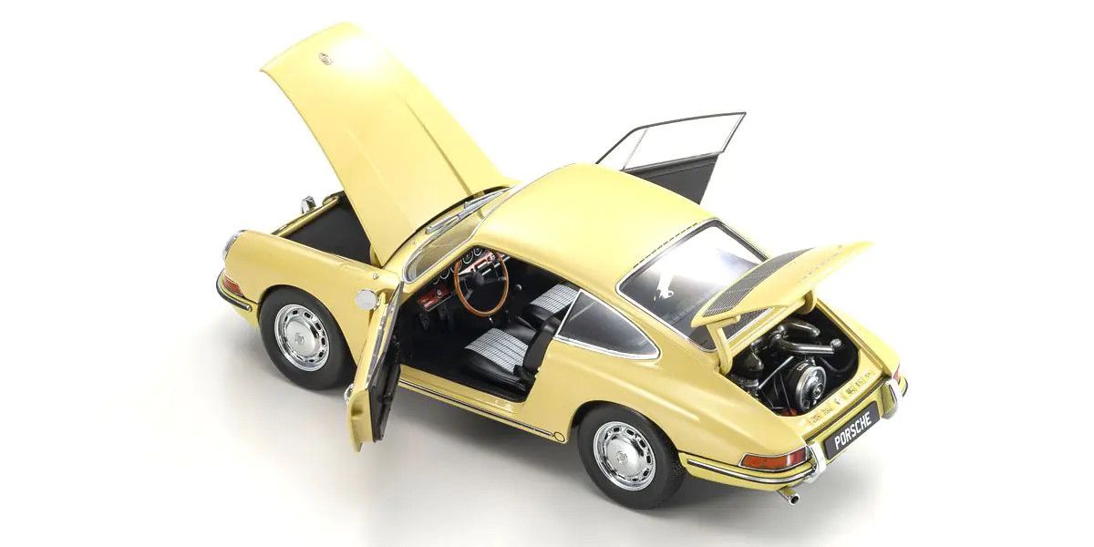 Kyosho - Original 1/18scale Porsche 911(901) 1964 (Champagne Yellow), escala 1:18